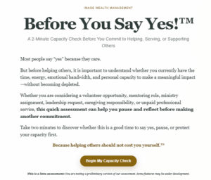 Before You Say Yes Assessment Thumbnail